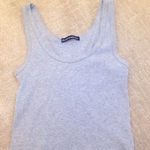Brandy Melville cropped gray tank